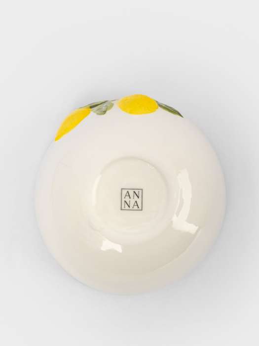Салатник, 16х7 см, 700 мл, фарфор P, молочный, Лимоны, Limoncello ANNA LAFARG ANLAF-ARJ-290525-5
