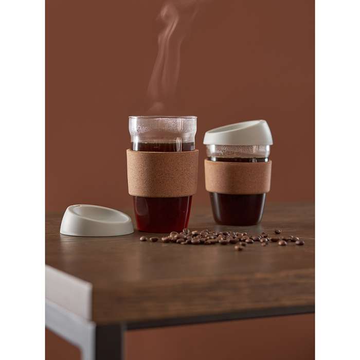 Кружка cozy cup, 450 мл, светло-серая Smart Solutions SS0000231