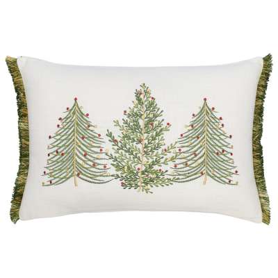 Подушка декоративная с вышивкой christmas tree из коллекции new year essential, 30х45 см Tkano TK23-CU0014
