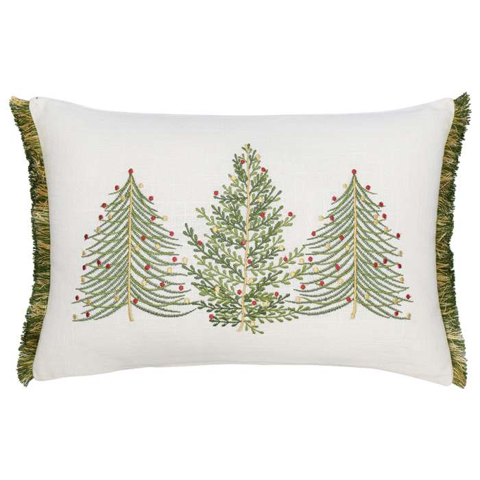 Подушка декоративная с вышивкой christmas tree из коллекции new year essential, 30х45 см Tkano TK23-CU0014