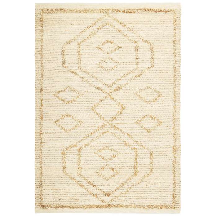 Ковер из джута и переработанного хлопка kolkata из коллекции ethnic, 200х300см Tkano TK23-DR0021