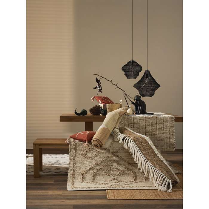Ковер из джута и переработанного хлопка kolkata из коллекции ethnic, 200х300см Tkano TK23-DR0021