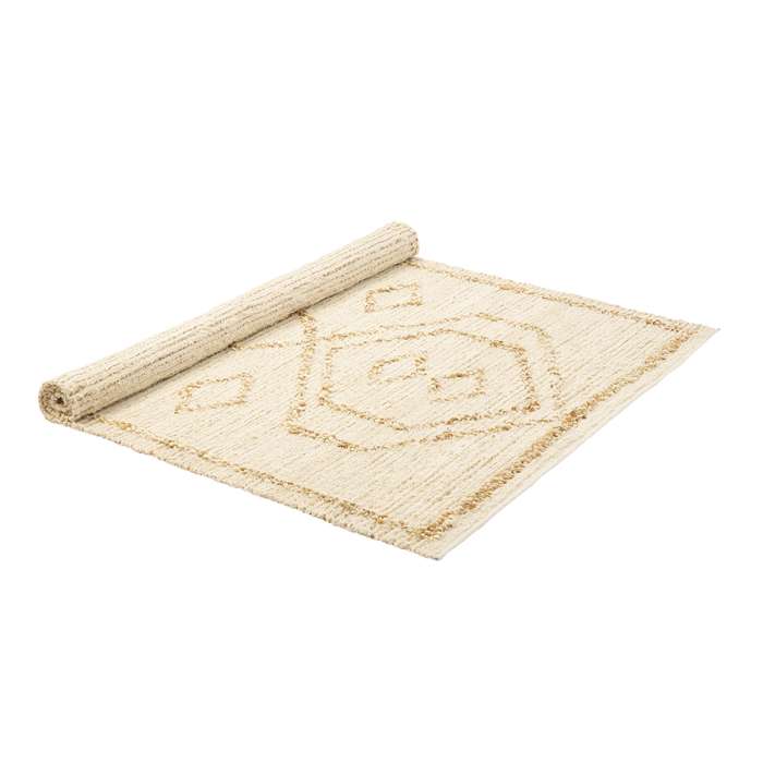 Ковер из джута и переработанного хлопка kolkata из коллекции ethnic, 200х300см Tkano TK23-DR0021