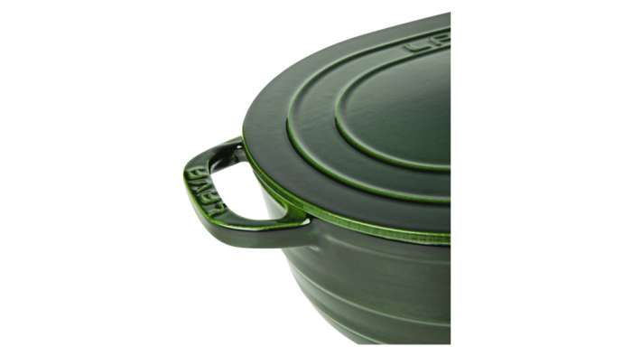 Утятница LAVA Experience Majolica 24x33 см, 6,2 л, чугун, зеленая LV O TC6 33 EXPURPLE YK6 GREEN