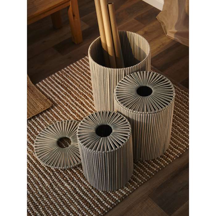 Корзина плетеная dholak mint из коллекции ethnic, размер l Tkano TK24-ST_BA0034