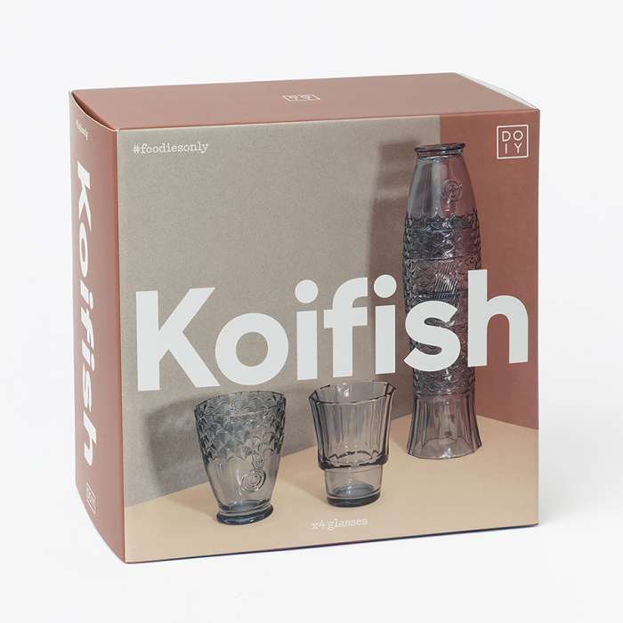 Набор стаканов koifish, голубые DOIY DYGLAKOBL