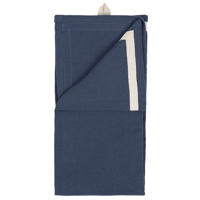 Набор из двух кухонных полотенец саржевого плетения темно-синего цвета из коллекции essential, 50х70 см Tkano TK20-TT0012