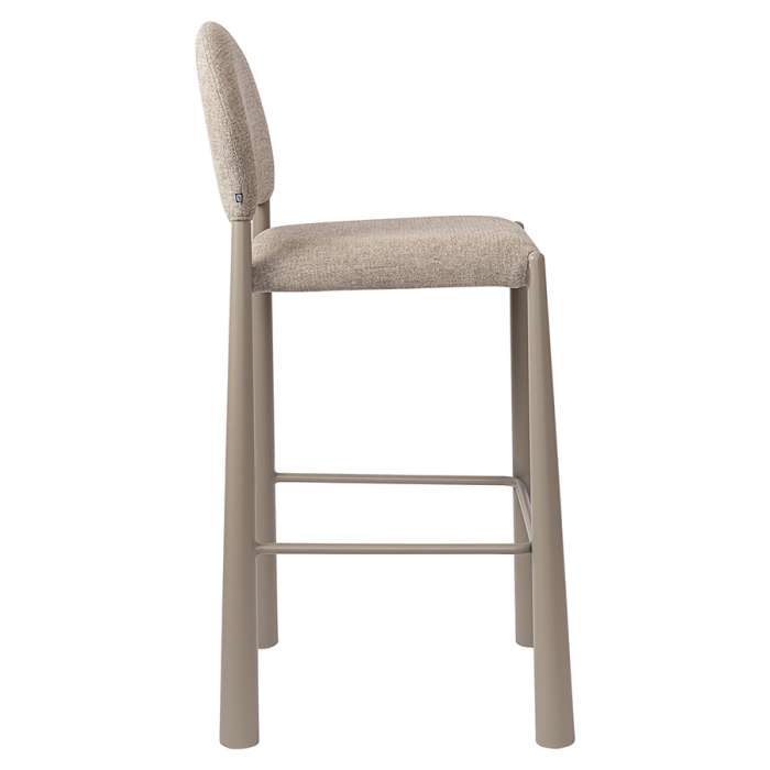 Стул барный freddi, рогожка, жемчужно-серый Bergenson Bjorn BB0000918