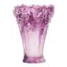 Ваза Decor de table Сакура 30 см, хрусталь, пурпурная, п/к