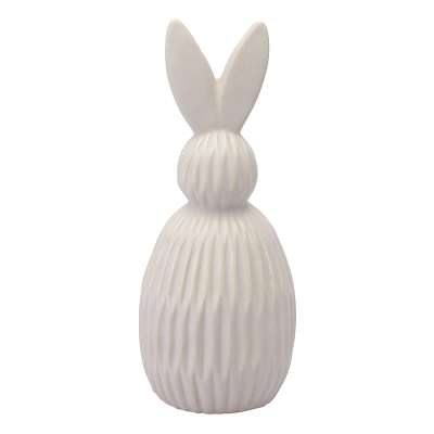 Декор из фарфора бежевого цвета trendy bunny из коллекции easter essential, 9,2х9,2x22,6 см Tkano TK24-DEC-RA0004