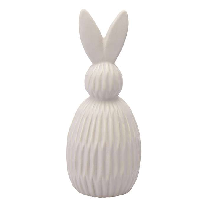 Декор из фарфора бежевого цвета trendy bunny из коллекции easter essential, 9,2х9,2x22,6 см Tkano TK24-DEC-RA0004