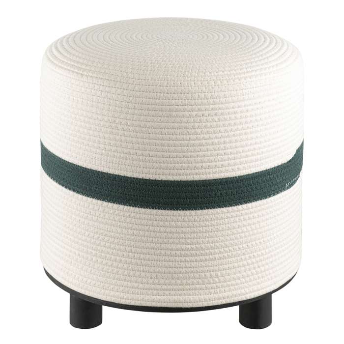 Пуф Andrin, светло-бежевый/зеленый BERGENSON BJORN BB000024