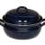 Кастрюля сферическая с эмалированной крышкой, 16 см, 1.0 л, синий, BLAU RIESS 0535-021