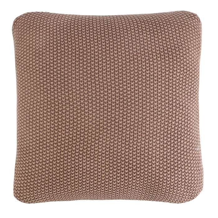 Подушка декоративная из стираного хлопка цвета мокко из коллекции essential, 45х45 см Tkano TK25-CU0030