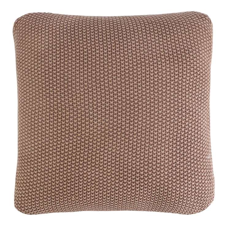 Подушка декоративная из стираного хлопка цвета мокко из коллекции essential, 45х45 см Tkano TK25-CU0030