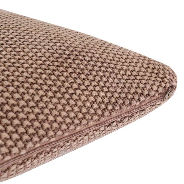 Подушка декоративная из стираного хлопка цвета мокко из коллекции essential, 45х45 см Tkano TK25-CU0030