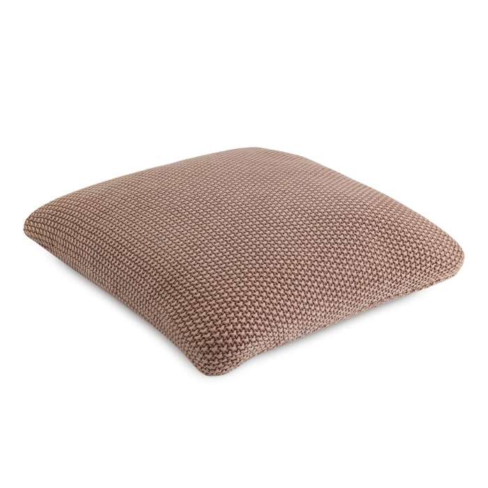 Подушка декоративная из стираного хлопка цвета мокко из коллекции essential, 45х45 см Tkano TK25-CU0030