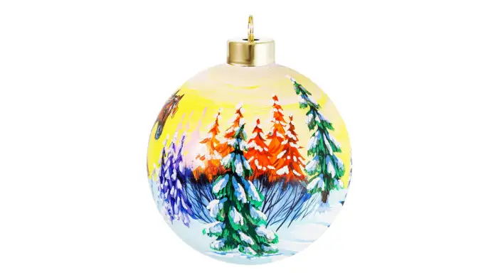 Игрушка елочная Шар Конь быстрый 10 см, стекло, п/к Décor de Table КУ-100-254029/п/00-00000251