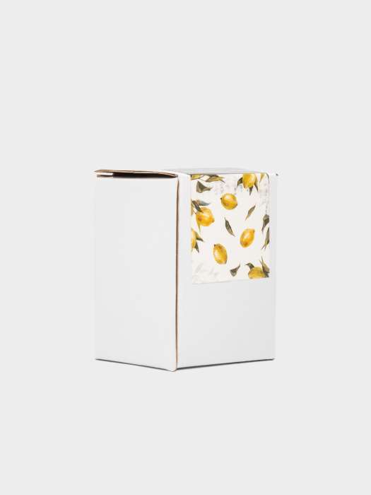 Емкость для соли или перца, 8 см, фарфор P, желтая, Лимон, Limoncello ANNA LAFARG ANLAF-ARJ-290525-8