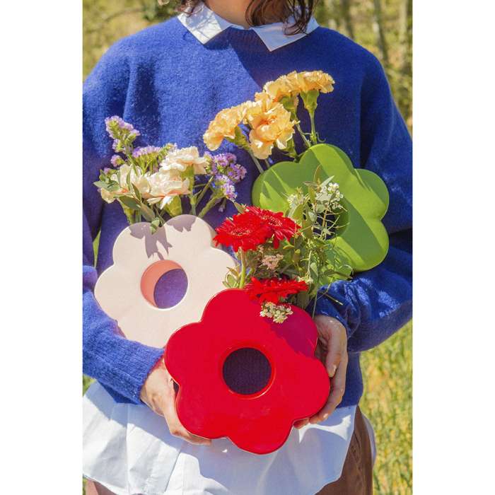 Ваза для цветов daisy, 20 см, розовая DOIY DYVADAIPK