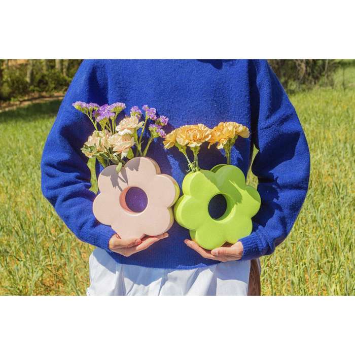 Ваза для цветов daisy, 20 см, розовая DOIY DYVADAIPK