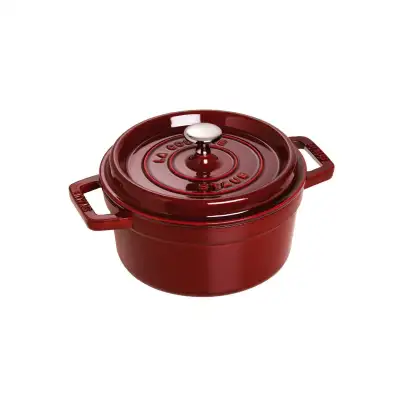 Кокот круглый, 26 см, 5,2 л, гранатовый STAUB 1102687