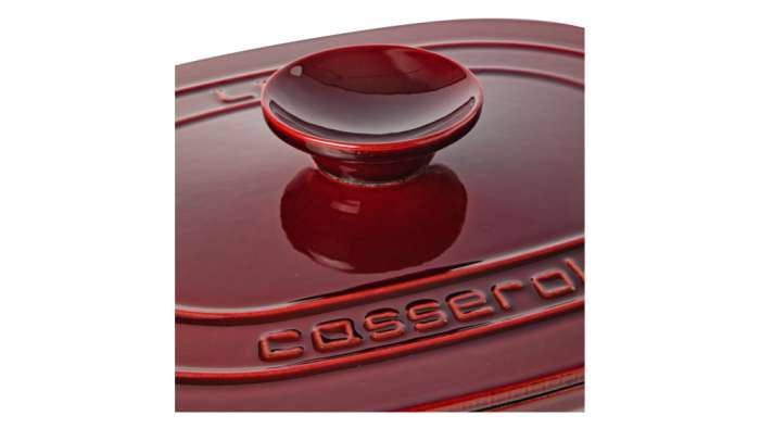 Утятница LAVA Experience Majolica 24x33 см, 6,2 л, чугун, красная LV O TC6 33 EXPURPLE YK6 RED