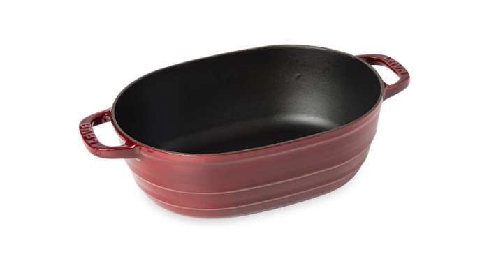 Утятница LAVA Experience Majolica 24x33 см, 6,2 л, чугун, красная LV O TC6 33 EXPURPLE YK6 RED