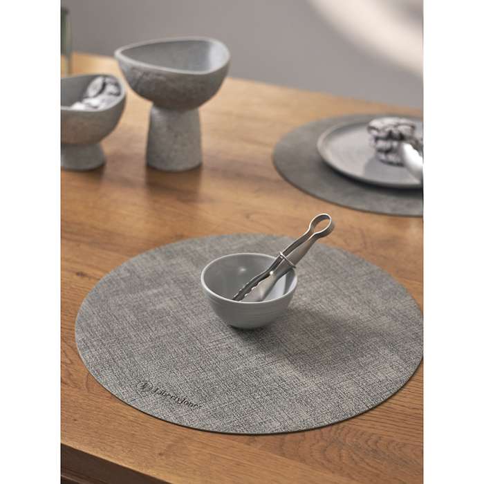 Набор из 4-х сервировочных салфеток Leanera, Ø35 см, серые LIBERTY JONES LJ0000257