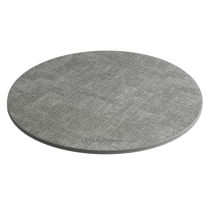 Набор из 4-х сервировочных салфеток Leanera, Ø35 см, серые LIBERTY JONES LJ0000257