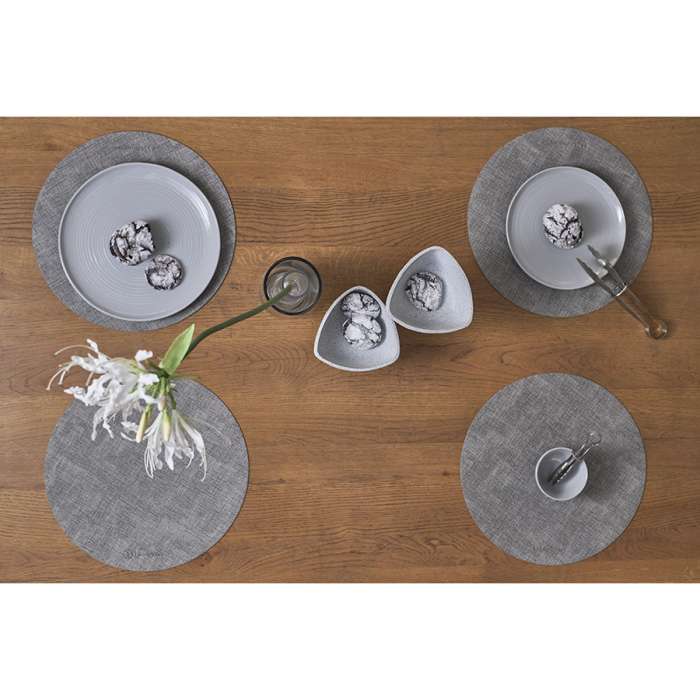 Набор из 4-х сервировочных салфеток Leanera, Ø35 см, серые LIBERTY JONES LJ0000257