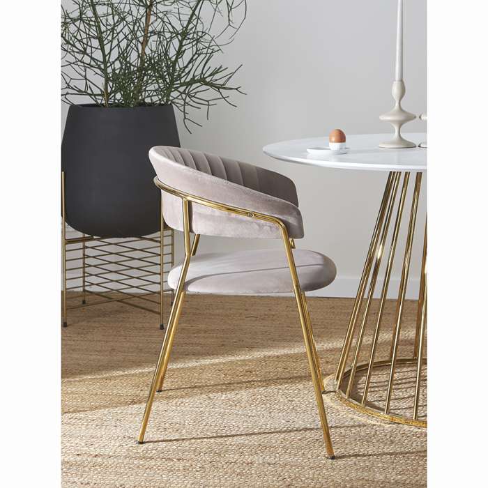 Стул stefany, велюр, серый Bergenson Bjorn BB0000116