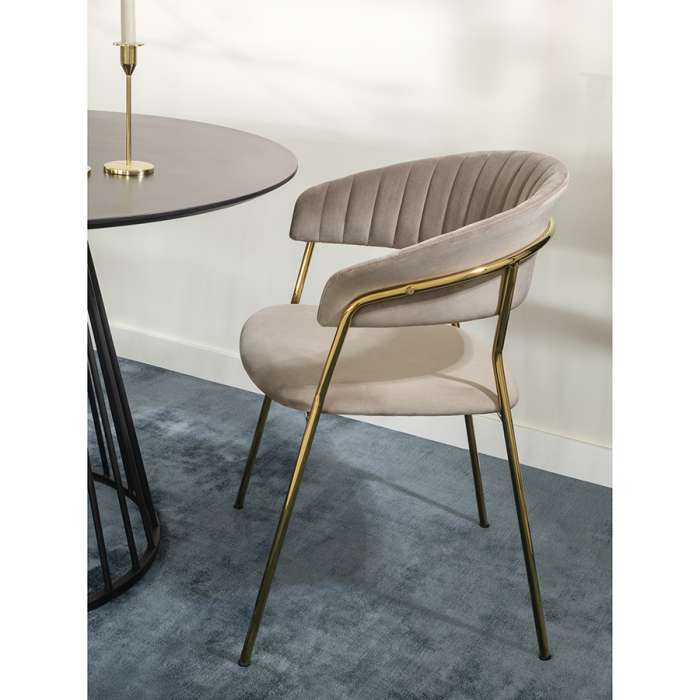 Стул stefany, велюр, серый Bergenson Bjorn BB0000116