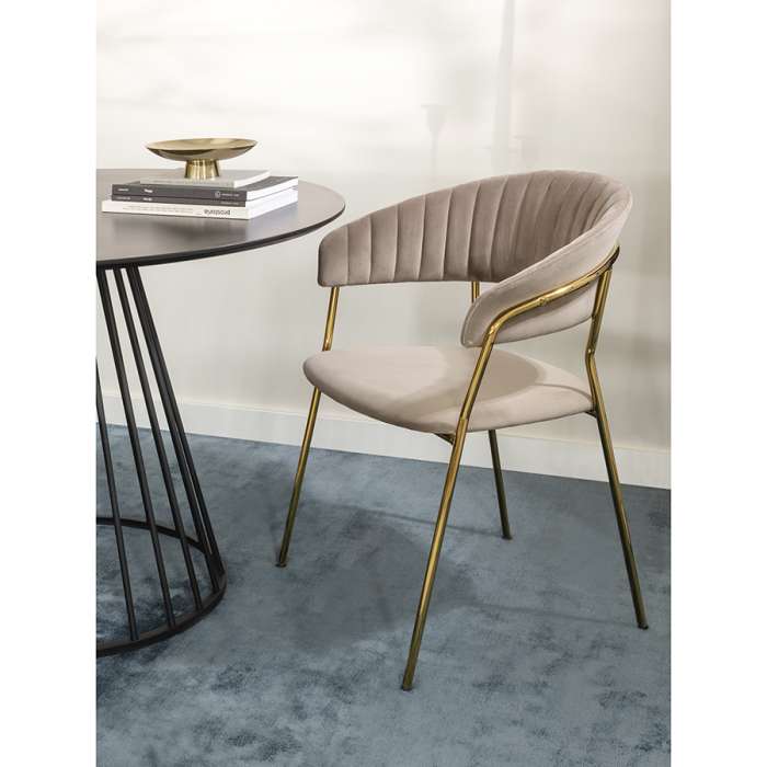 Стул stefany, велюр, серый Bergenson Bjorn BB0000116