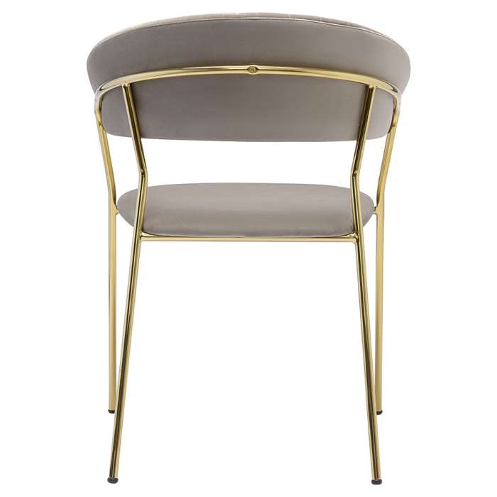 Стул stefany, велюр, серый Bergenson Bjorn BB0000116