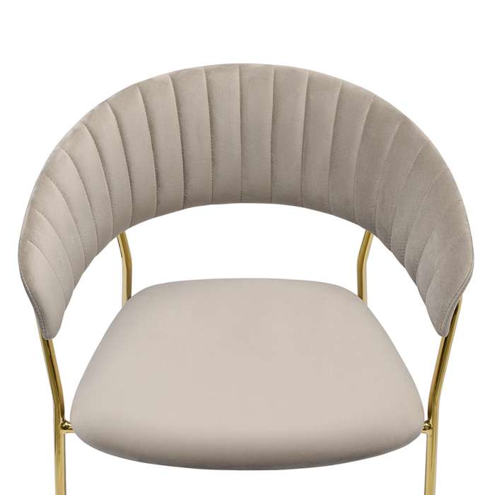 Стул stefany, велюр, серый Bergenson Bjorn BB0000116