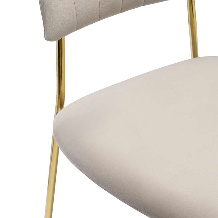 Стул stefany, велюр, серый Bergenson Bjorn BB0000116