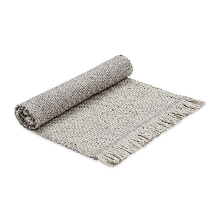 Ковер из переработанного пластика светло-серого цвета из коллекции ethnic, 60х90 см Tkano TK24-DR0036