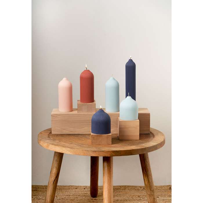 Свеча декоративная терракотового цвета из коллекции edge, 10,5 см Tkano TK22-CND0007