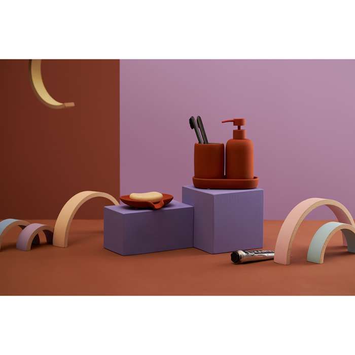 Мыльница flow, терракотовая Bergenson Bjorn Bath BB0000880