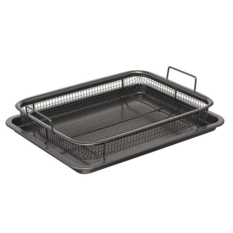 Противень для запекания с решеткой-гриль roast masters, 25х33 см, черный Liberty Jones LJ0000385