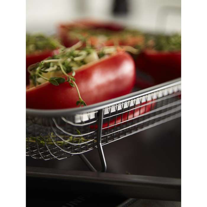 Противень для запекания с решеткой-гриль roast masters, 25х33 см, черный Liberty Jones LJ0000385