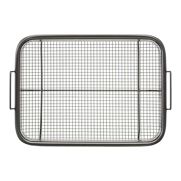 Противень для запекания с решеткой-гриль roast masters, 25х33 см, черный Liberty Jones LJ0000385