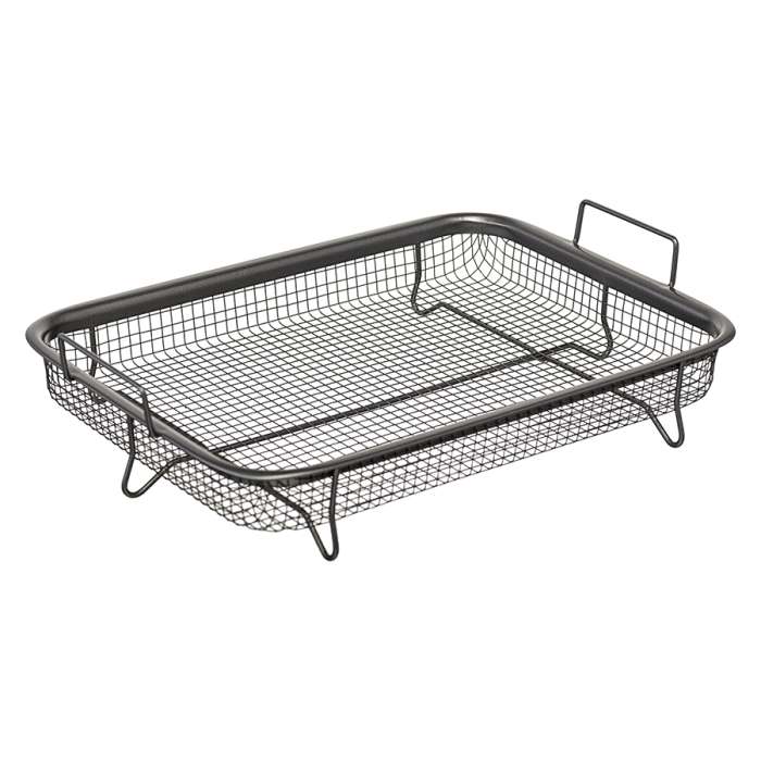 Противень для запекания с решеткой-гриль roast masters, 25х33 см, черный Liberty Jones LJ0000385