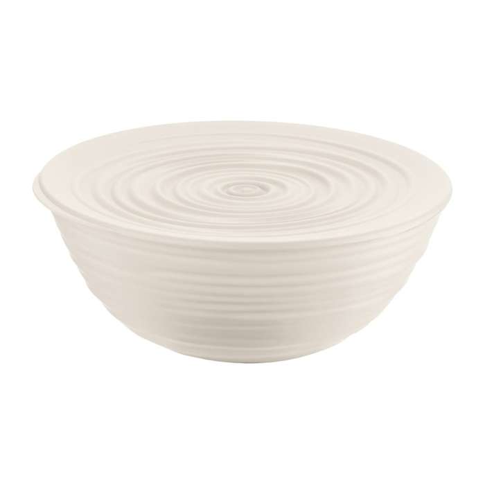 Миска с крышкой tierra, D25 см, молочная Guzzini 175002156