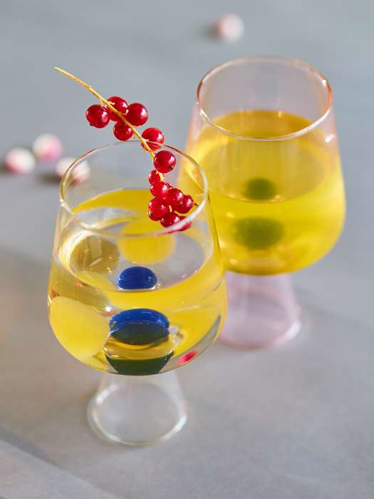 Набор бокалов для вина orb, 400 мл, розовый/зеленый, 2 шт. Liberty Jones LJ0000426