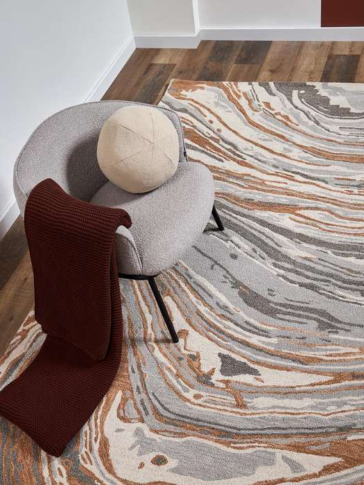 Плед из хлопка жемчужной вязки коричневого цвета из коллекции essential, 130x180 см Tkano TK25-TH0008