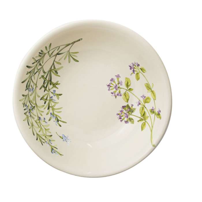 Тарелка суповая 2 штуки Rosemary 21 см Nuova Cer 9120/3-2RSM