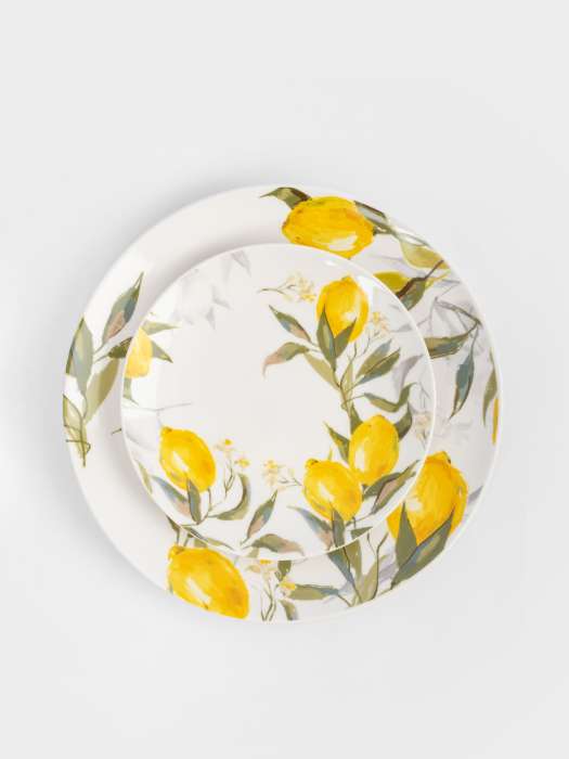 Сервиз обеденный, 6 перс, 18 пр, фарфор P, белый, Лимоны, Palermo ANNA LAFARG ANLAF-MEIBO-040625-1