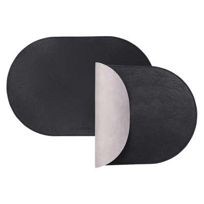 Салфетка сервировочная pool, 30х45 см, черная/светло-серая Liberty Jones LJ0000552